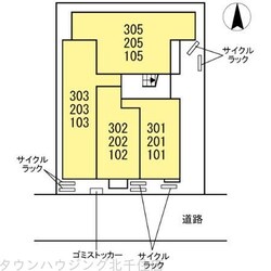 ルリアン保木間の物件間取画像